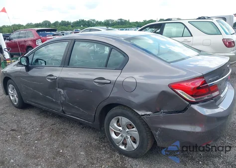 2013 Honda Civic Lx from USA, damaged, VIN 19XFB2F54DE036192